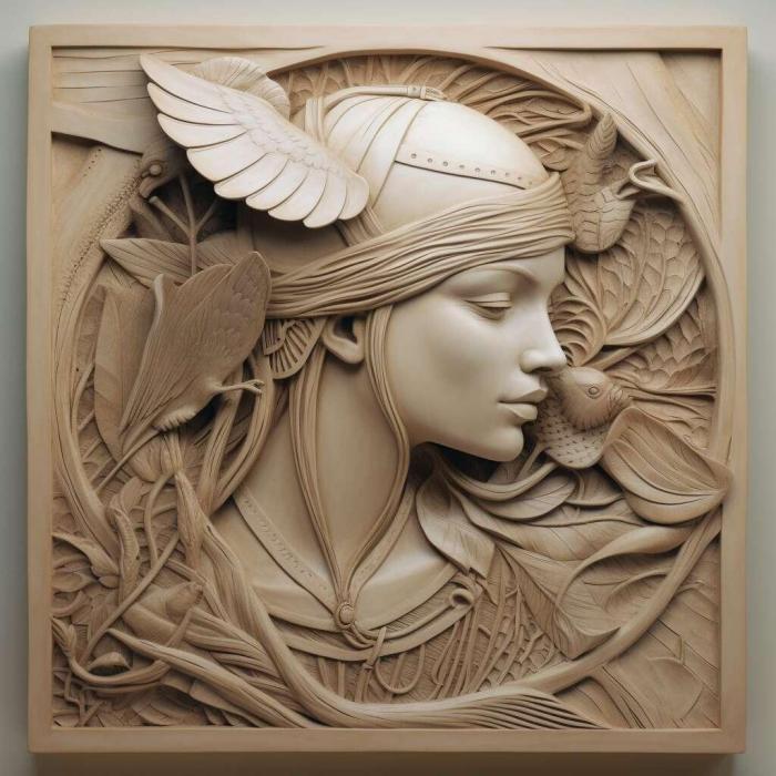 نموذج ثلاثي الأبعاد لآلة CNC 3D Art 